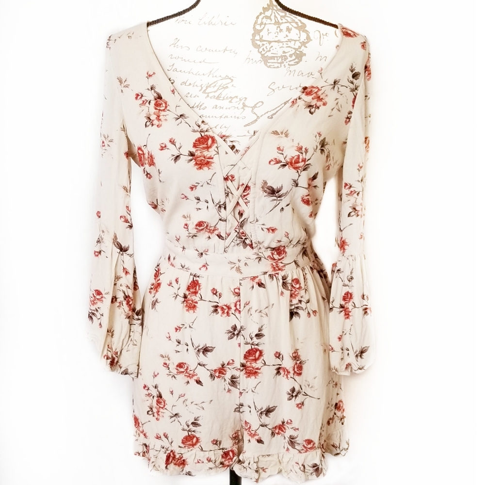 American eagle floral short romper dress - Picture 2 of 4